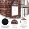 Flash Furniture Quincy Flag and Certificate Display Case, Solid Pine Wood Flag Shadow Box, Dark Brown Finish HMHD-22M142Y-RSTBRN-GG - alternate 4